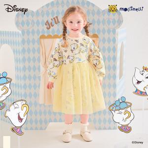 [몰리멜리] [디즈니]미녀와야수 방울방울샤원피스