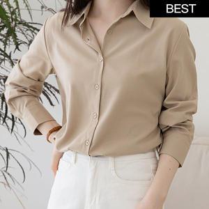 링클프리 여성 셔츠 블라우스 구김없는 면접 남방 14color