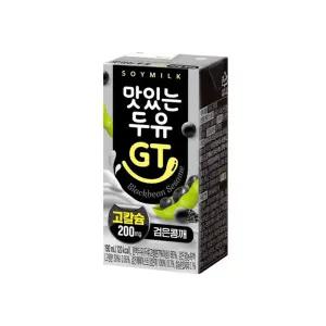 GT두유 고칼슘 검은콩깨두유 190ml X 48팩 / 팩두유 맛있는두유gt 두유