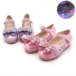 해피걸 러브 하트 여아 led구두 키즈 아기 유아구두