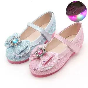 바니비 엘사 여아 led구두 키즈 아기 유아구두