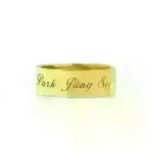 24k 순금반지 이니셜평반지 3.75g
