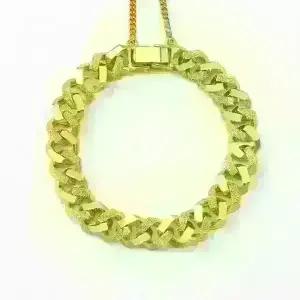 순금팔찌 쪼이 팔각격체인팔찌 18.75g+18K장식