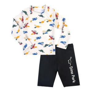 아동 유아 물놀이 긴소매 반바지 수영복 세트 쥬라기공원 상하 래쉬가드