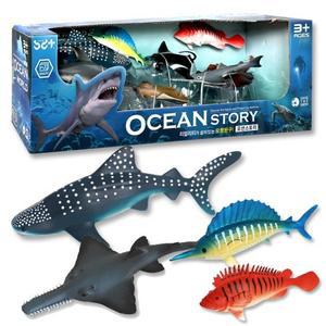 오션스토리 8종세트 바다 동물 소프트 모형 피규어