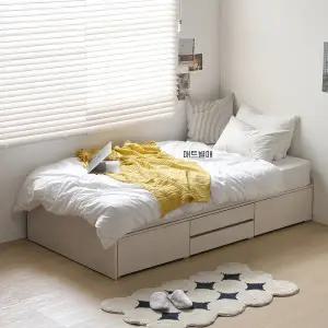 [아이앤] 세피아 무헤드 2단 침대 프레임 슈퍼싱글 WF