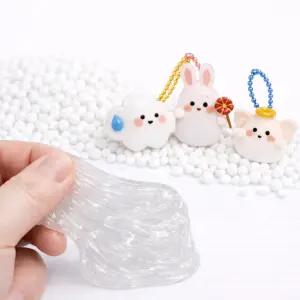 말랑플라-흰색 물라스틱 물에 녹는 플라스틱 폴리모프