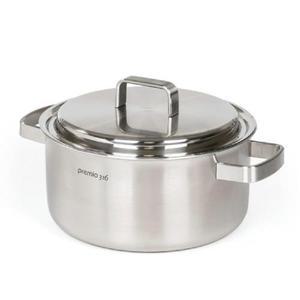키친아트 프리미오 통5중 스텐316 양수냄비 24cm 인덕션 큰냄비