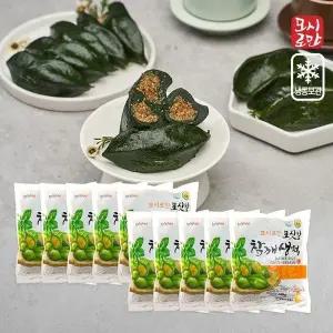 모시로만 모싯잎 참깨생떡 10봉(총 100개입)