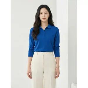 [하프클럽/크로커다일레이디]퍼플 크로커 데일리 카라 티셔츠 CLCSTS904