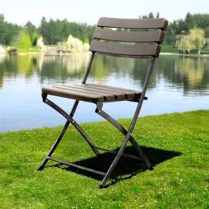 [공간미가구]아웃라이프 의자 B형 간이 커피숍 휴대용 인테리어 브로몰딩 카페 야외 접이식 상담