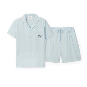 오르시떼 남녀공용 F074 아쿠아 반소매 상하