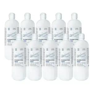 깨끗한아이 렌즈 식염수 500ml 10개 드림 하드 소프트 세척액 용액