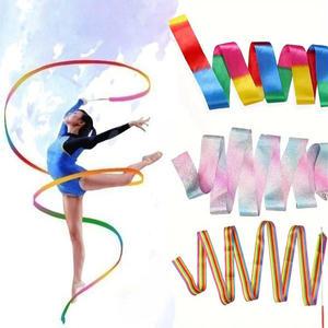 리듬체조 리본 4M 안꼬이는 체육 준비물 반짝이 운동회 야유회 장기자랑