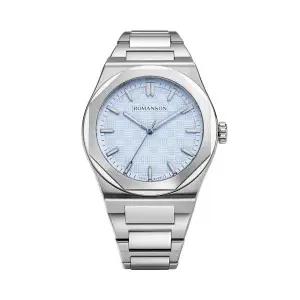 [롯데백화점]마션틴트(잡화) [로만손] 오디에 옥타고논 남성 메탈시계 RWRMMM4BS004WHSB0