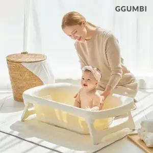 퀵폴딩 아기욕조 모션인식 수온계 포함)+등받이 세트