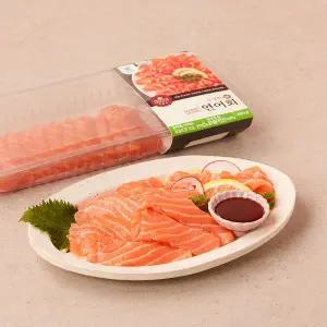 [냉장][노르웨이] 숙성 연어회 (150g)