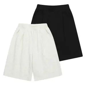 [소이] 남자 여름이월 5.5부 원턱 버뮤다바지(25M0235)