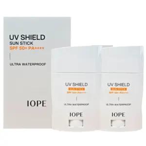 아이오페 UV 쉴드 선 스틱 SPF50+ 20g 2개 자외선차단 워터프루프