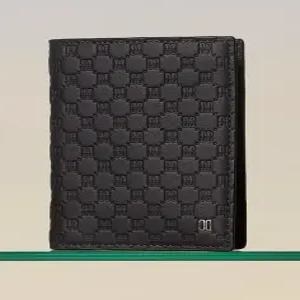 닥스 액세서리 [카드오거나이저(지폐수납)][LOUIS][루이스] 블랙 유럽 수입가죽 루이스 엠보 DD 패턴 DBW