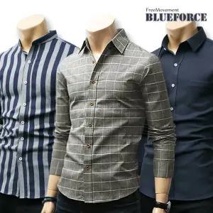 봄신상 체크남방/솔리드 데님 청/남자옷/긴팔 반팔 스판셔츠