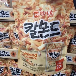 머거본 칼몬드 소포장 20봉 멸치 아몬드 단짠 간식