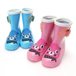 진흥 야옹이 아동 레인부츠 유아 어린이 아기 장화