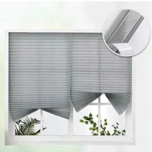 [설치간편 종이커튼] 붙이는 블라인드 햇빛차단 원룸 창문가리개 암막커튼