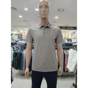 크로커다일 세이브존05 나일론 혼방 제천에리 베이지색 반팔 티셔츠 AB TP 2703 81