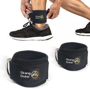 블랙 발목스트랩 헬스용품 발목보호대 아대 하체운동