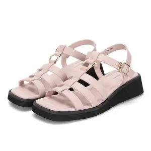 바바라 소가죽 T스트랩 여성샌들 4.5cm_AAG334PK