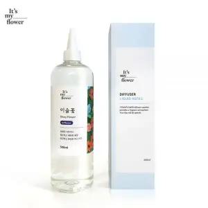 잇츠마이플라워 메온셀 양재동꽃시장향 이슬꽃 대용량 디퓨저 리필 500ml 공병 스틱 무료증정