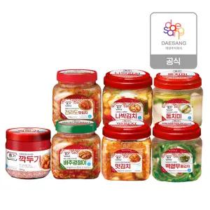 종가 김치 1.2kg(PET) 7종 2개 골라담기(전라도맛/백열무/깍두기/동치미/나박/겉절이/맛김치)