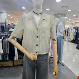 시슬리/애플아울렛/루치아노 톰밀 카라 블라우스 SAWS02441