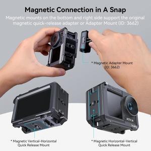 SmallRig OSMO 액션 4/3 카메라 케이지 DJI 마이크 호환 보호 Osmo 3/4 - 4119 용 프레임