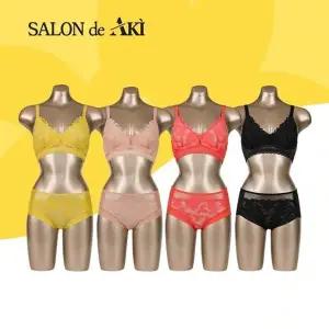 [아키] 살롱 드 아키 밴드레이스 메쉬 업 브라 팬티세트 4세트 8종