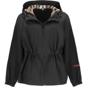 [버버리][핫딜]버버리 뉴 벌리 숏 나일론 후드 자켓 블랙 80842581 81040911