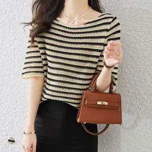 KARRA 써클홀스트라이프니트_A5M0344