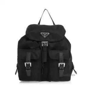 [라벨루쏘]  FW25 여성 스몰 리나일론 백팩 1BZ677 RV44 F0002 (OOO)