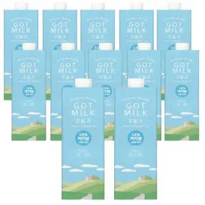 갓밀크 멸균우유 저지방 1.5 1L 12입