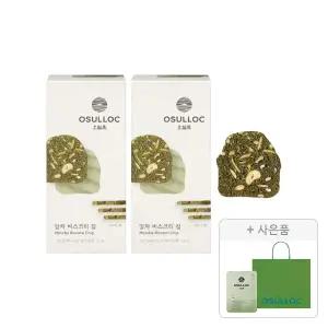 오설록 말차 비스코티 칩 100g, 2개 + 증정(세작 1입, 1개+ 러닝 쇼핑백(소), 1개)
