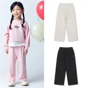 [탑텐키즈] MKF3PT2203 여아 라이트 테리 와이드 스웨트팬츠