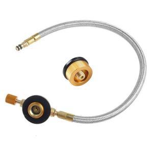 호스 야외 가스 교체 연결 하이킹 그리들 커넥터 스테인레스 해바라기버너 널리 조절 가방