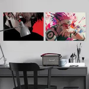 애니 캐릭터 펠트 패브릭포스터