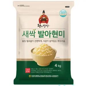 왕의밥상 새싹 발아현미 4kg, 1개
