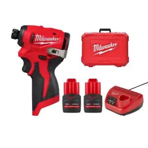 밀워키 M12 BLIDRC-252C 충전임팩드라이버 12V 2.5Ah 2B세트 임팩트