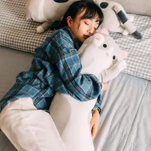 모찌 귀여운 고양이 바디필로우 110cm 130cm 안고자는/고양이쿠션/모찌인형/롱바디필로우/수면쿠션