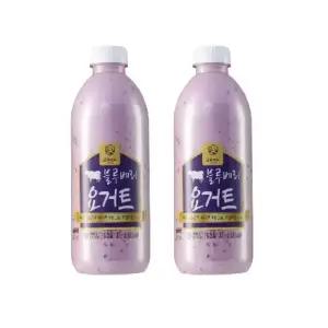 강훈목장 수제 요거트 1000ml x 2개 블루베리 아이들간식