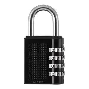 코멧 4단 비밀번호 자물쇠 블랙 2개