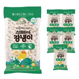 비단식당 강원도 학교 학원 간식 주전부리 옥수수로 만든 스테비아 강냉이 220g 6개